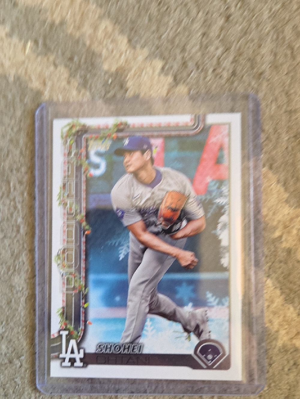Topps Los Angeles Dodgers Card - Blue White